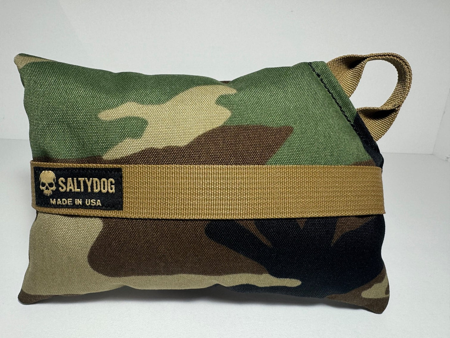 Saltydog supply co. 6x9 rear support bag in M81 WOODLAND CAMO