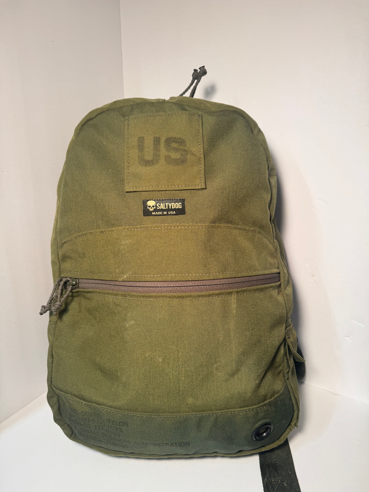 Upcycled sea bag back pack