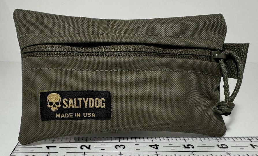 Saltydog USA Made 1000D Cordura Ranger Green Zipper Pouch 6x4 Tactical EDC