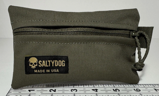 Saltydog USA Made 500D Cordura Ranger Green Zipper Pouch 6x4 Tactical EDC