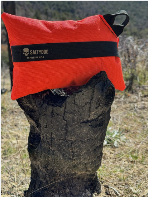 Saltydog supply co. 6x9 rear support bag in BLAZE ORANGE
