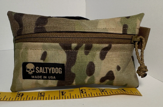 Saltydog USA Made 500D Cordura MULIT-CAM Zipper Pouch 6x4 Tactical EDC