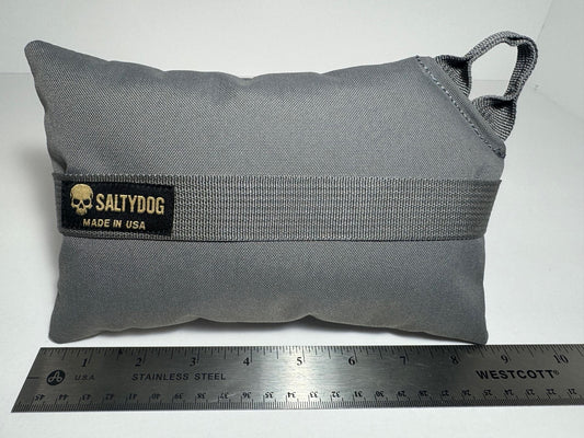 Saltydog supply co. 6x9 rear support bag in WOLF GRAY