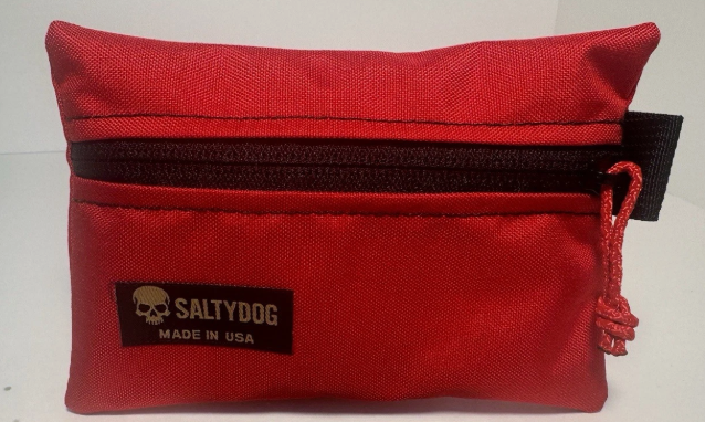 Saltydog USA Made 500D Rescue Red Zipper Utility Pouch 6x4Tactical EDC